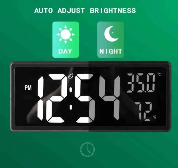 Multifunctional Clock With Green Lights - Image 5