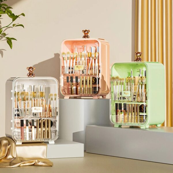 Makeup organizer with LED light - Image 5