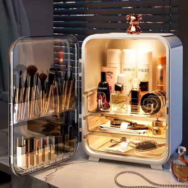 Makeup organizer with LED light - Image 2