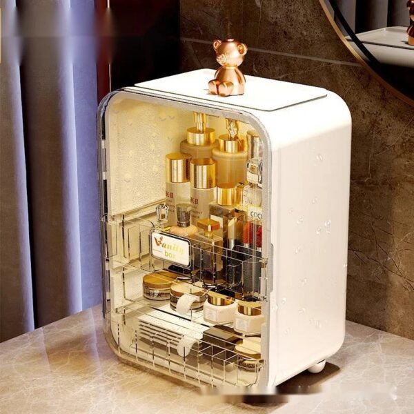 Makeup organizer with LED light - Image 4