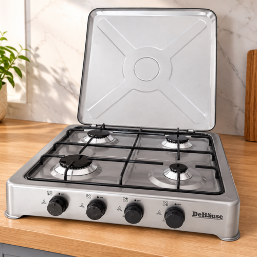 Gas stove with 4 burners DeHause