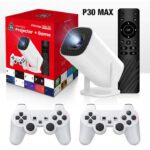 Home 25 პროექტორი P30 Max Ultra HD Projector + Game