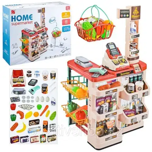 სათამაშო სუპერმარკეტის კომპლექტი