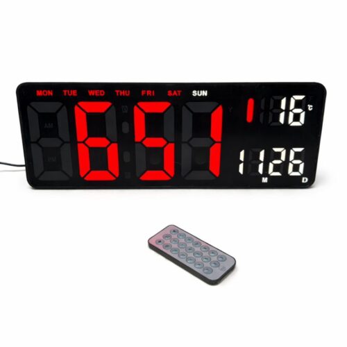 LED საათი პულტით