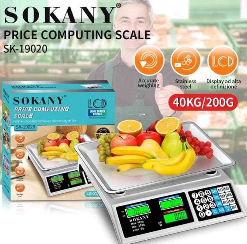 სასწორი 40კგ Sokany SK-19020 3 სასწორი 40კგ Sokany SK-19020 - Image 3