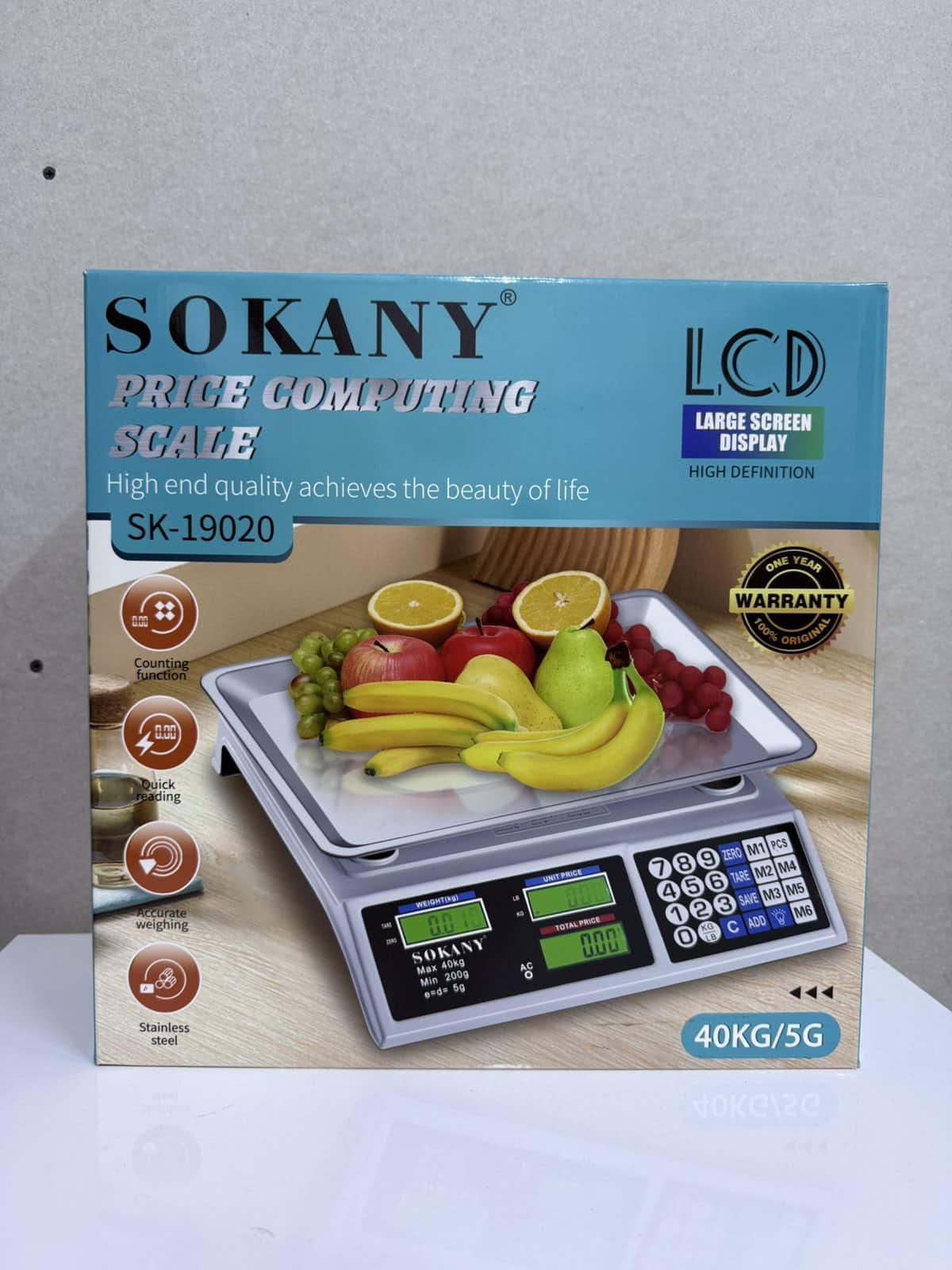 სასწორი 40კგ Sokany SK-19020 4 სასწორი 40კგ Sokany SK-19020 - Image 4