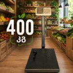 Home 29 სასწორი 400 კგ მეტალის ღილაკებით