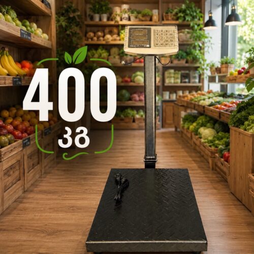 სასწორი 400 კგ მეტალის ღილაკებით