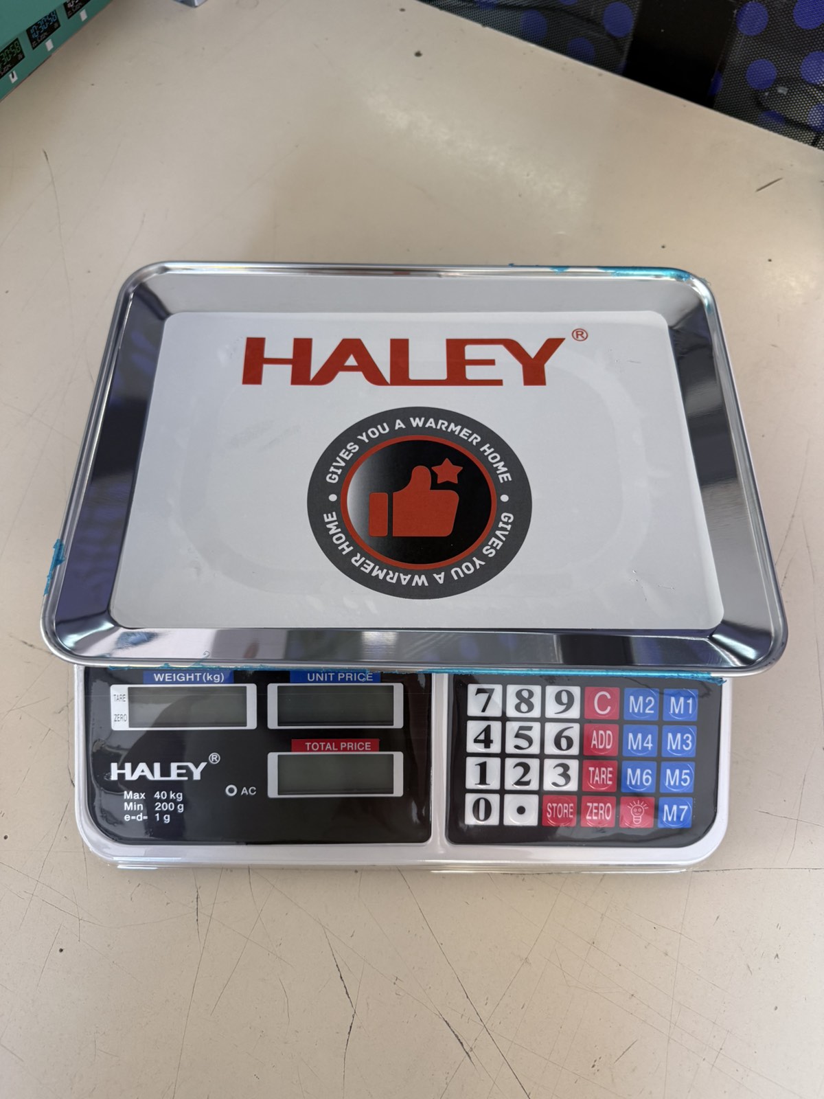 ხილბოსტნის სასწორი Haley (40 კგ) - Image 3