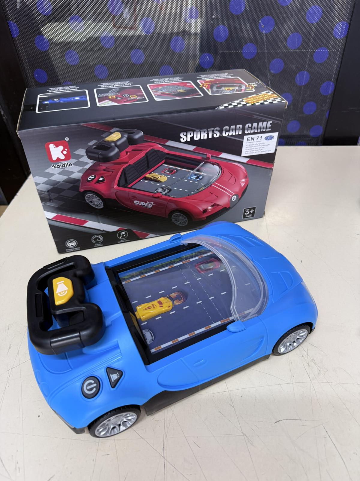 Speed Racing სათამაშო საჭით საბავშვო (ლურჯი) 2 Speed Racing სათამაშო საჭით საბავშვო (ლურჯი) - Image 2