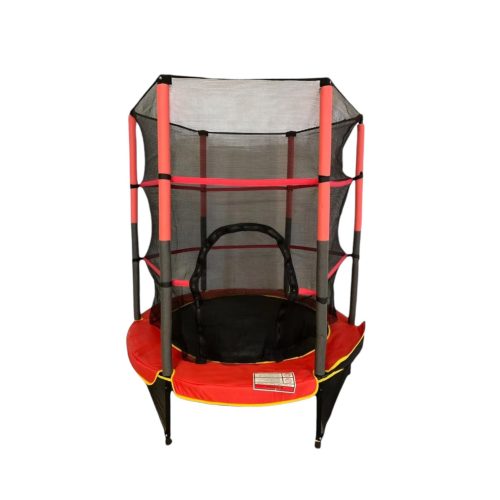 Playpen with a trampoline