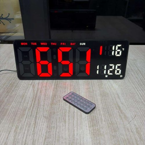 LED საათი პულტით