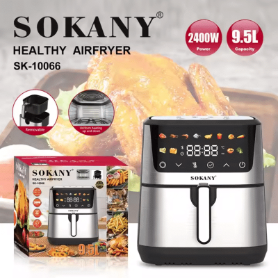 აეროგრილი  9.5 ლიტრიანი SOKANY SK-10066